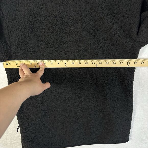 The North Face Sherpa Fleece Zip Up Jacket Men’s Small Full Zip Pockets‎ Black - Picture 8 of 16